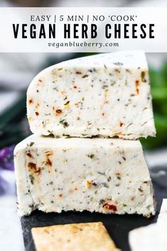 Vegan Cheese Board, Vegan Cheese Boards, Vegan Cheese Recipes, Herb Cheese, Vegan Blueberry, Dairy Free Cheese, Oreo Dessert, Vegan Appetizers, Vegan Cooking