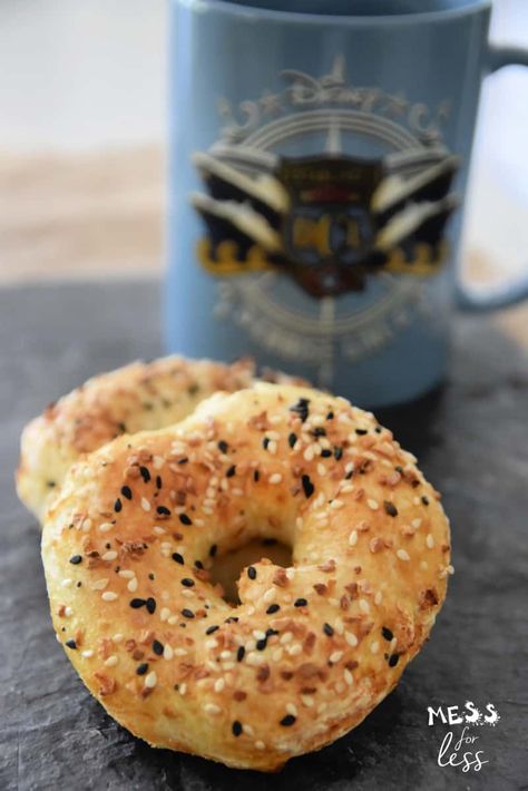 Air Fryer Two Ingredient Bagels Low Carb Easy Recipes, Keto Bagel, Low Carb Options, Bagel Recipe Easy, Low Carb Bagels, Gluten Free Yeast Free, Keto Bagels, Low Carb Easy, Homemade Bagels