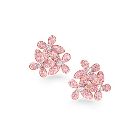 Graff Earrings, Graff Jewelry, Diamond Meaning, Rings Jewelry Simple, Pink Diamond Jewelry, Colored Diamond Jewelry, Graff Diamonds, Rare Jewelry, Butterfly Collection