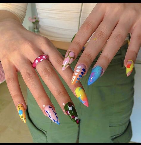 Nail Design Glitter, Sassy Nails, Airbrush Nails, Cute Acrylic Nail Designs, Acrylic Nails Coffin Pink, Kawaii Nails, Luxury Nails, Dream Nails, Fire Nails