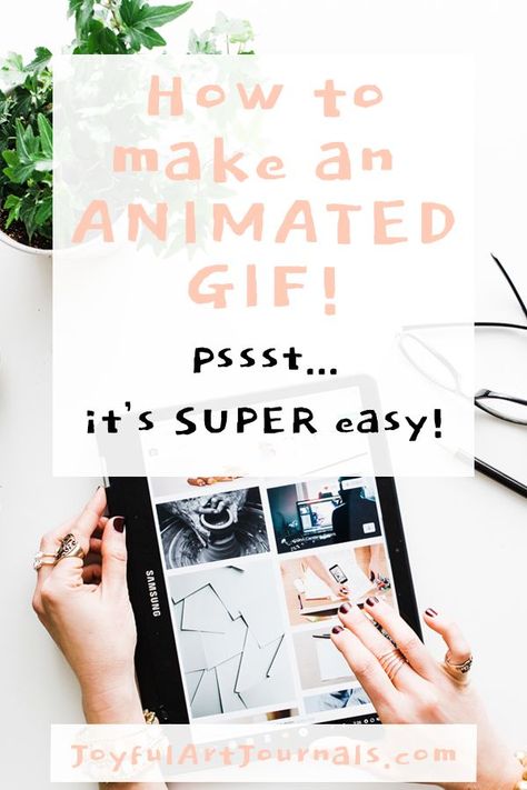 Learn how to make a gif -- it's super easy! #howtomakeagif Graphic Design Lesson Plans, Robert Munsch Books, Alligator Illustration, Digital Art Programs, Middle School Lessons, Art Journal Prompts, Creative Class, Make A Gif, Art Journal Techniques