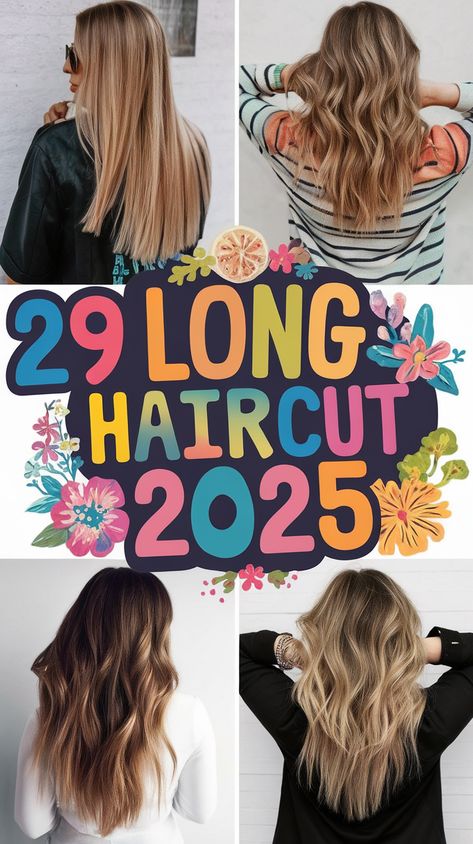 As we approach 2025, long haircuts continue to evolve, offering exciting new styles for women. From layers and bangs to bold and sleek finishes, these hairstyles are perfect for anyone looking to update their look. Whether you're searching for ideas for fine hair, medium-length cuts, or unique ways to style straight and wavy textures, these trends will inspire you to explore the hottest hairstyles in 2025. #29 Layered Cut with Curtain Bangs This hairstyle features long layers with soft curtain Layered Cut With Curtain Bangs, Ideas For Fine Hair, Hottest Hairstyles, Long Haircut, Long Haircuts, Layers And Bangs, Layered Cut, Hot Hair Styles, Long Hair With Bangs