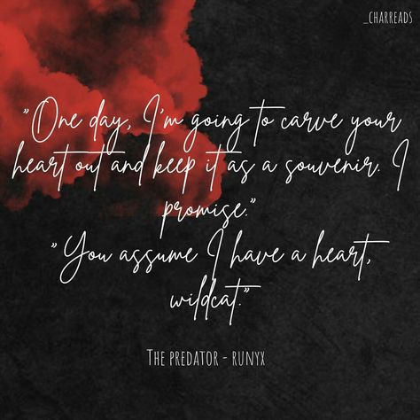 The Predator Quotes, Tristan Caine And Morana, Tristan Morana, Tristan Caine, Villain Quotes, Journal Therapy, Villain Quote, Bookish Stuff, Dark Books