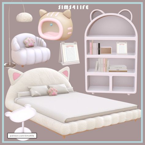 SIMS41ife Sims 4 Content, Sims 4 Beds, Sims 4 Cheats, Die Sims 4, Muebles Sims 4 Cc, The Sims 4 Pc, Sims 4 Anime, Sims 4 Bedroom, Pelo Sims