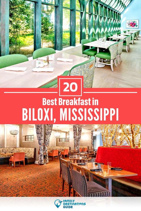 Mississippi Biloxi, Mississippi Food, Mississippi Vacation, Mississippi Travel, Biloxi Mississippi, Breakfast Places, Brunch Places, Breakfast Restaurants, The Best Breakfast