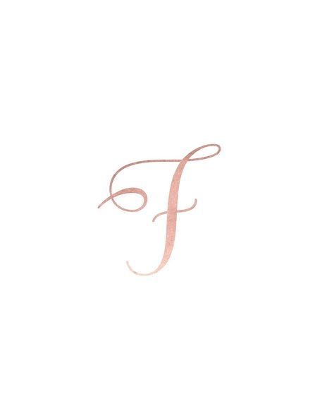 "Faux Rose Gold Letter F Monogram" by Miriam Kokolo | Redbubble F Tattoo Letter Initial, F Monogram, F Tattoo, Mehndi Style, Alfabet Letters, Artsy Design, Initial Design, Wrist Tattoos For Women, Keramik Design