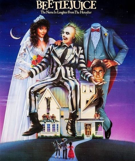 Beetlejuice (1988) Beetlejuice Poster, Beetlejuice Movie, Catherine O'hara, Beetle Juice, Tim Burton Films, Tim Burton Movie, Minimal Movie Posters, Michael Keaton, Classic Horror Movies