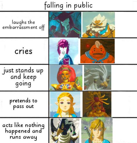 Legend Of Zelda Fanart Botw, Zelda Breath Of The Wild Funny Memes, Links Hairstyle Zelda, Zelda Characters Breath Of The Wild, Zelda Breath Of The Wild Fanart, Botw Memes Funny, Breath Of The Wild Characters, Link X Zelda Fanart, Legend Of Zelda Breath Of The Wild