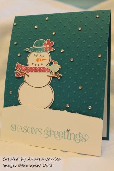 Stylin snow folk SU Stampin Up Stylin Snowfolk, Snowmen Ideas, Snowy Night, Snowman Cards, Stampin Up Christmas Cards, Christmas Card Crafts, Stampin Up Christmas, Card Christmas, Winter Cards