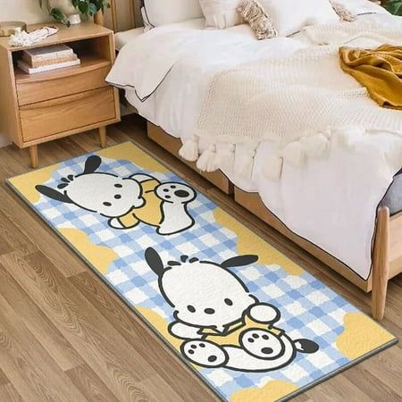 is_customized : No Use : BATHROOM,Kitchen Model Number : Carpet Pattern Type : Cartoon Material : 100% Bamboo Fiber Brand Name : MINISO Origin : Mainland China CN : Guangdong Bath Mat : Sanrio Pochacco : Hello Kitty Cinnamoroll : Carpet Size: 40X60cm. Pinterest Wishlist, Cartoon Y2k, Shower Floor Mat, Cartoon Kitchen, Y2k Room Decor, Y2k Room, Luxury Bath Mats, Sanrio Pochacco, Lounge Rug