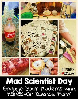 Mad Scientist Days for Upper Grades as a reward.  There are math tie-ins. Mad Scientist Party Decorations, Mad Scientist Lab, Mad Scientist Party, Scientist Party, Mad Scientists, October Activities, Human Body Unit, Classroom Transformation, Science Party