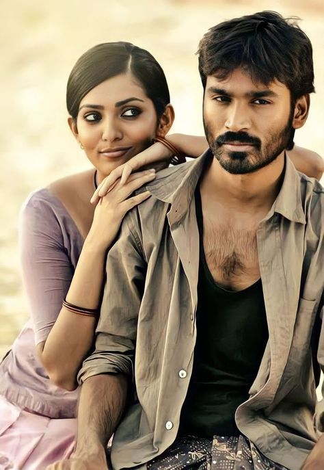 Aadukalam Movie Images, Dhanush Love, Parvathi Menon, Love Images Hd, Lovers Images, Actors Illustration, Movie Love Quotes, Movie Pic, Romantic Photoshoot