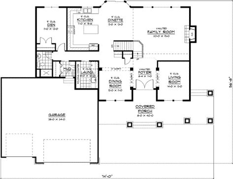 Traditional House Plan - 4 Bedrooms, 3 Bath, 2800 Sq Ft Plan 38-190 Mediterranean Style Home, Two Story House Plans, Garage Floor Plans, Mediterranean Style Homes, Monster House Plans, Monster House, Traditional Style Homes, House Plans And More, Traditional House Plan