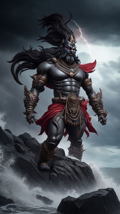 Witness the awe-inspiring power of AI-generated art as it reveals a captivating new portrayal of Ravana from the Ramayana. Explore the depths of this ancient legend with our mesmerizing images! #Ravana #AIart Ravan Pic Hd, Ravanasura Hd Wallpaper, Kalyug Image, Rawan Photos, Ravana King Wallpaper Hd, Ravana Images, Ravana Images Hd, Ravana King, Ravan Pic