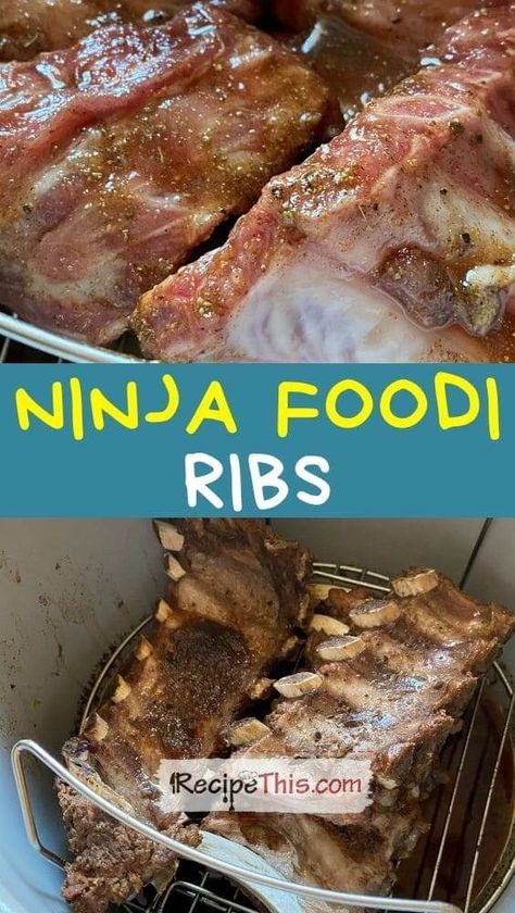 Ninja Foodi Ribs. How to cook your favourite ribs in your Ninja Foodi using the pressure cooker setting. These Ninja Foodi ribs fall off the bone, taste delicious and are easy to adapt for your favourite cut of ribs or your favourite marinade. #ninjafoodi #ninjafoodiribs #pressurecookerribs #ninjafoodirecipes Pressure Cooked Ribs, Best Baby Back Ribs, Pressure Cooker Ribs, Slow Cooker Pork Ribs, Best Instapot Recipes, Ninja Cooking System, Pressure Cooker Pork, Ninja Cooking System Recipes, Pressure Cooking Recipes