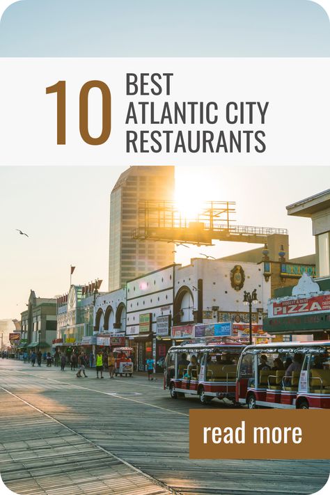 Our Retirement Travelers guide to the best restaurants in Atlantic City, New Jersey. We show you the best places to eat. #atlanticcity #nj #newjersey #restaurants #atlanticcitynj Atlantic City Restaurants, Senior Travel, Atlantic City New Jersey, Oyster House, Road Trip Places, Ocean Resort, Retirement Travel, City Vacation, Senior Trip