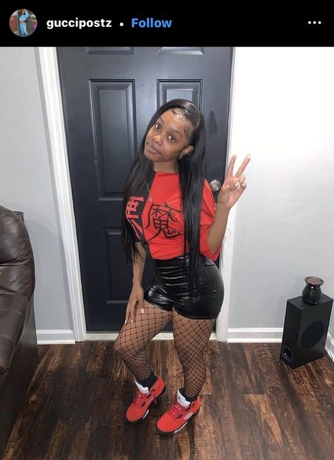 Shorts With Fishnets Outfits Black Women, Black Leather Biker Shorts Outfit, Leather Shorts With Fishnets Outfit, Fish Net Tights Outfit Shorts Baddie, Leather Shorts And Fishnet Outfit, Fish Net Tights Outfit Shorts, Shorts With Fishnets Outfits, Fishnet Outfit Baddie, Outfit Template