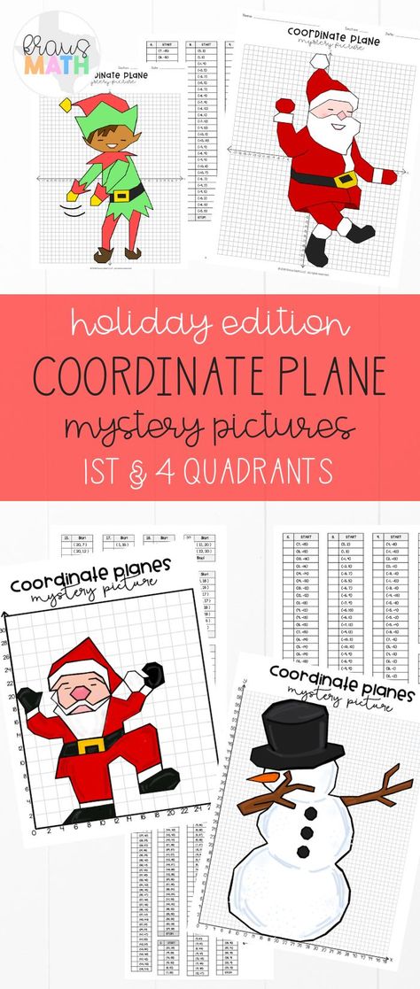 Be the cool teacher with these fun and relatable coordinate plane activities! Your students will LOVE that you know the hype dance, the floss, the dab and the hit the quan! These are 1st quadrant and 4 quadrant coordinate plane activities that are available for download on the store. Christmas Coordinate Graphing, Christmas Math Activities Middle School, Coordinate Plane Activities, Coordinate Plane Activity, Plane Activities, Coordinates Math, Coordinate Planes, Coordinate Graphing Activities, Mathematics Classroom