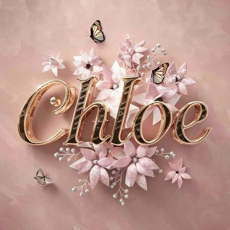 Chloe Name Wallpaper Aesthetic, Chloe Name Art, Chloe Name Design, Chloe Name, Letter Art Design, Stylish Alphabets, Name Wallpaper, Preppy Wallpaper, Room Planning