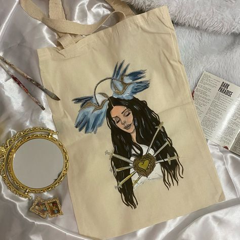 Lana Del Rey Tote Bag, Nalu, Lana Del Rey, Textiles, Tote Bag