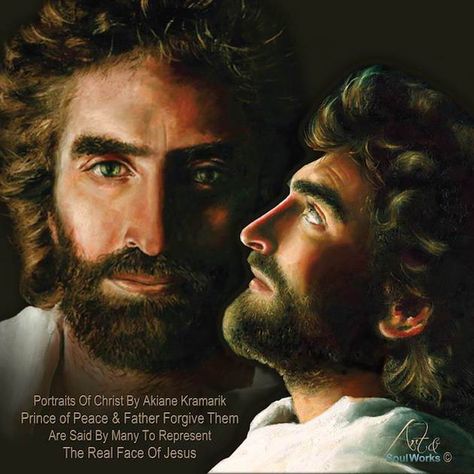 Protrat of Jesus and Profile of Jesus by Akiane Kramarik Akiane Kramarik Paintings, Akiane Kramarik, Child Prodigy, Famous Portraits, Jesus Artwork, Prophetic Art, Jesus Face, Pictures Of Jesus Christ, Ayat Alkitab