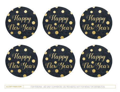 Printable "Happy New Year" gift tags. Free PDF template to download and print at http://allgifttags.com/download/happy-new-year-gift-tags/ Gift Tag Template Free Printable, Tag Template Free, New Year Printables, Printable Tags Template, Happy New Year Gift, New Years Tree, Tag Templates, Free Printable Tags, Printable Gift Tags