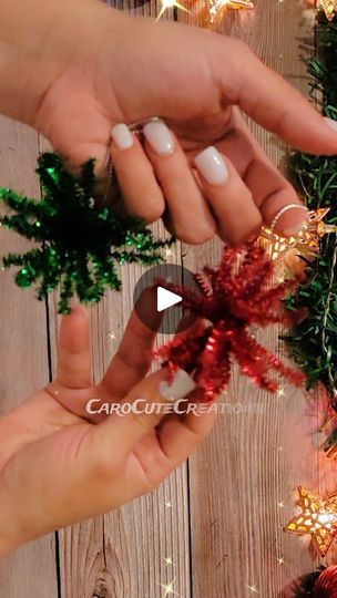 5K views · 148 reactions | Limpia pipas, chenilles, chenilas... como le llaman en tu pais? 🎅🧑‍🎄🎄 . Sigue @carocutecreations para mas ideas y contenido diy❗️ . . . . . . . . . . . . #navidad #foami #pinosnavideños #navidad2023 #nochebuena #reciclajecreativo i #manualidades #creaciones #detalles #ideasnavidenas #artesanato #lembramchinha #natal #diynavidad #christmas #christmasdiy #diy | Caro - DIY | MANUALIDADES | Aleteo Boom �· Rumba Christmas, Natal