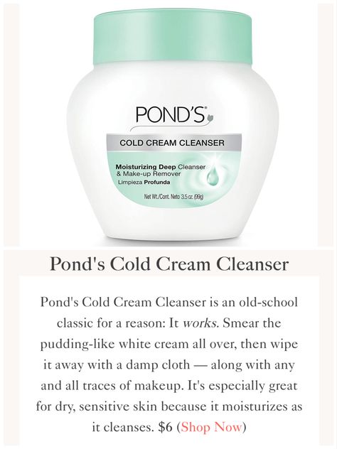 Ponds Skincare, Ponds Cold Cream, Best Makeup Remover, Cold Cream, Cream Cleanser, Best Makeup, Ponds, Care Tips, Makeup Remover