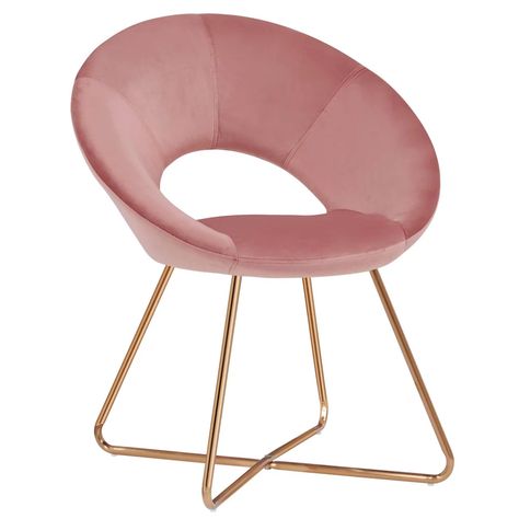 Pink Accent Chair, Chic Accent Chairs, Single Couch, Velvet Living Room, Modern Office Chair, Velvet Accent Chair, Single Sofa Chair, Pink Chair, Papasan Chair