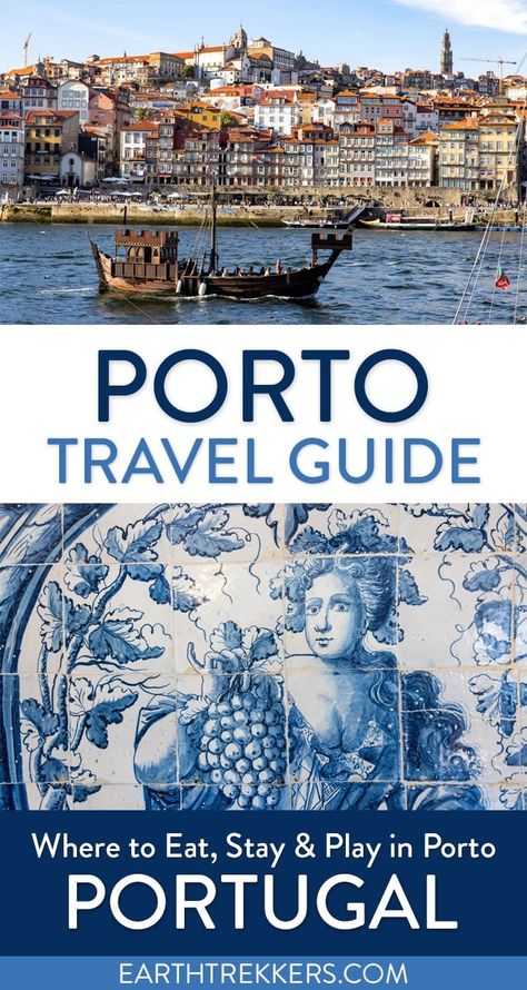 Porto, Portugal Travel Guide. Best things to do in Porto. How many days do you need in Porto. Best restaurants and hotels and lots of tips to help you have the best experience. Porto Travel Guide, Best Beaches In Portugal, Porto Portugal Travel, Best Places In Portugal, Things To Do In Porto, Porto Travel, Hotels Portugal, Portugal Vacation, European Travel Tips