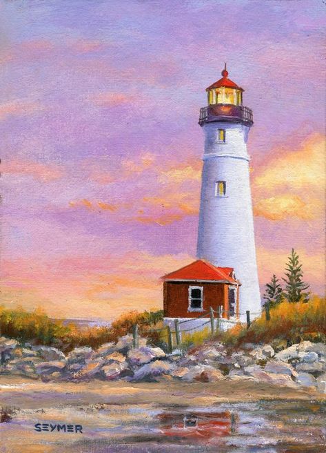 Organ Coast, Painted Lighthouse, Lighthouse Watercolor, Lighthouse Photos, Lighthouse Painting, Lighthouse Pictures, Lighthouse Art, Seascape Wall Art, Beautiful Lighthouse