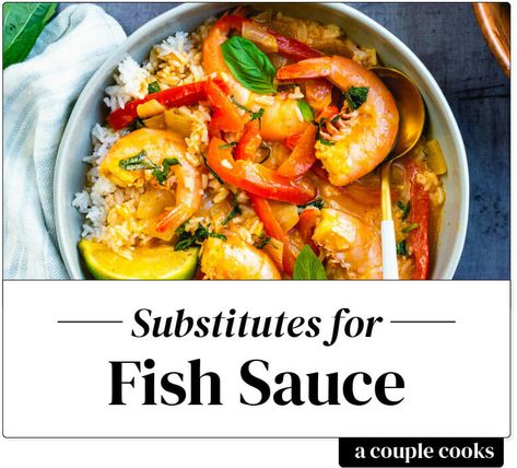 Fish Sauce Substitute, Vegetarian Fish Sauce, Recipes With Fish Sauce, Asian Stir Fry, Healthy Cook Books, Vegan Substitutes, Vegan Fish, Vegetarian Cookbook, Couple Cooking