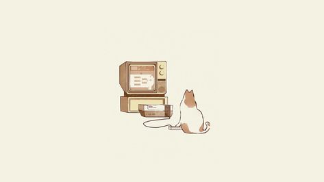 cat playing game console illustration simple background Dan Burgess #minimalism #artwork digital art #illustration #cat #TV Nintendo Entertainment System video games The Legend of Zelda #1080P #wallpaper #hdwallpaper #desktop Desktop Wallpaper Hd 1080p, Illustration Simple, Cat Background, Iphone Video, Nintendo Art, Beige Wallpaper, Tree Wallpaper, Simple Background, Minimalist Wallpaper