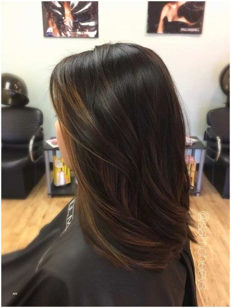 Plain Hairstyles, Black Hair Asian, Dark Brown Hair With Caramel Highlights, Brown Hair Trends, Balayage Straight, Hair Asian, Brown Hair With Caramel Highlights, Black Hair With Highlights, Balayage Hair Dark