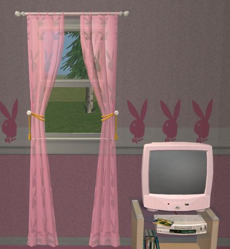 Sims 4 Cc Early 2000, Sims 2 2000s Cc, Sims 2 Y2k, Sims 2 Build Cc, Sims 2 Furniture Cc, Sims 2 Bedroom, Sims 2 Cc Furniture, Sims 2 Aesthetic, Playboy Bedroom