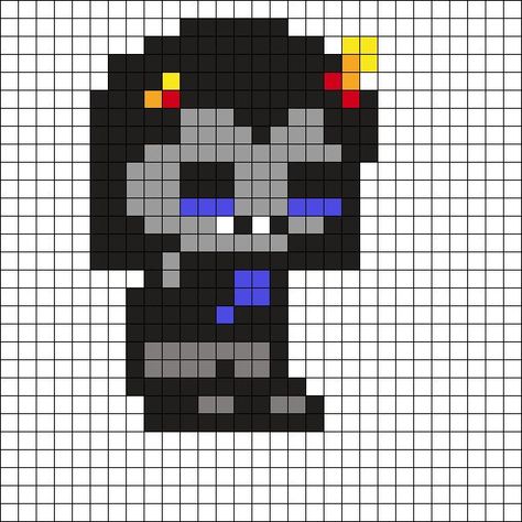 Homestuck Kandi Pattern, Homestuck Pixel Art, Homestuck Kandi, Homestuck Perler, Equius Zahhak, Kandi Designs, Diy Kandi, Fuse Bead Patterns, Kandi Patterns