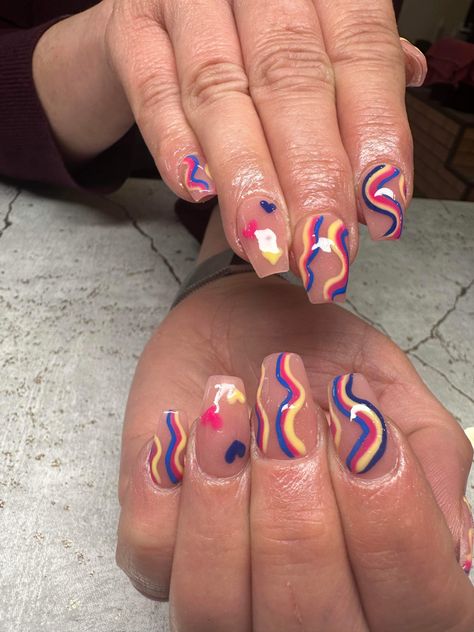 Naildesign for Eurovision in Liverpool 2023 Eurovision Nails, Liverpool Nails, Nf Artist, Liverpool 2023, Kpop Body, Occasion Nails, Nail Growth Tips, Eurovision 2023, Nail Growth