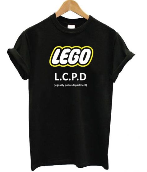 Team T Shirt, Lego City Police, Buy Lego, Design Tshirt, Custom Tees, Tank Top Hoodie, Trending Tshirts, One By One, Direct To Garment Printer