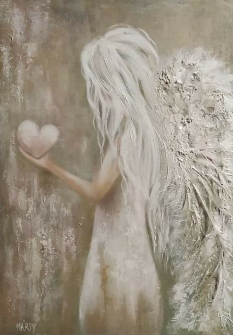 Angel Wings Painting, Angel Wings Art, Angel Artwork, Wings Art, Angel Painting, Angel Pictures, Trik Fotografi, Fairy Angel, Angel Art