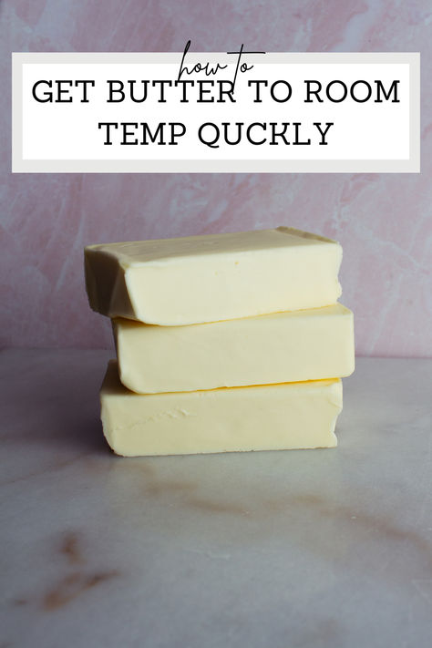 So you want to bake right now but….CRAP! You forgot to set your butter out to get to room temperature! This article for those exact moments! I answer questions like—does my butter really need to be at room temperature? And how do I get my butter to room temperature quickly without melting it? If you’ve found yourself in this position before, read on. How To Soften Butter Quickly, Room Temperature Butter, Quick Baking, Best Butter, How Do I Get, Melted Butter, Right Now, Frozen, Butter