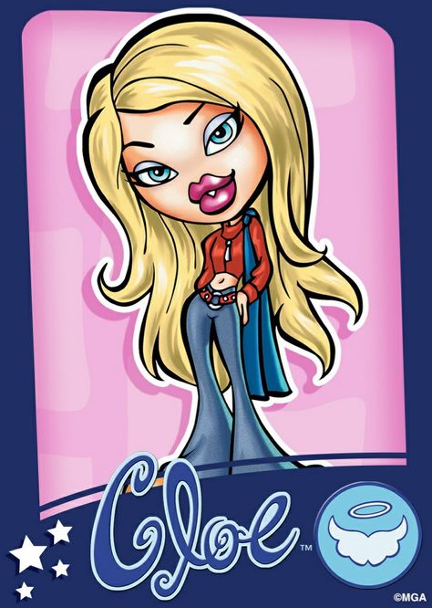 Bratz | Cloe Poster Bratz Poster Aesthetic, Chloe Bratz Aesthetic Cartoon, Bratz Cloe Cartoon, Bratz Illustration, Bratz Poster, Cloe Bratz, Bratz Art, Bratz Cloe, Bratz Characters