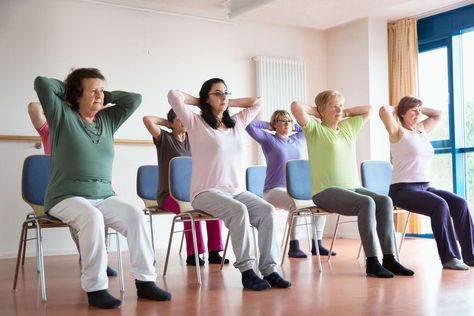 11 Chair Exercises for Seniors Chair Exercises For Seniors, Frozen Shoulder Exercises, Machine Exercises, Exercises For Seniors, Yoga Vinyasa, Yoga For Seniors, Muscle Abdominal, Low Impact Cardio, Frozen Shoulder