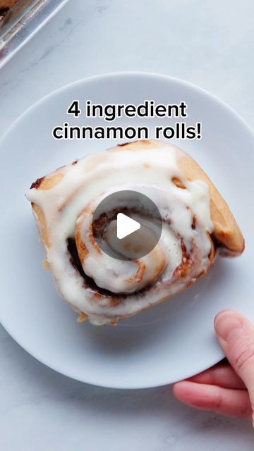 Chocolate Covered Katie on Instagram: "4 ingredient Cinnamon Rolls!!!

Just comment “rolls” for the super EASY recipe

These magical soft, fluffy, gooey frosted cinnamon rolls can be made with just 4 ingredients, and NO eggs or yeast required. You get delicious homemade frosted cinnamon rolls for breakfast or dessert, without any of the hard work!

#cinnamonroll #breakfast #recipe #reels #dessert #easyrecipe #vegan #veganrecipe" Frosted Cinnamon Rolls, Fluffiest Cinnamon Rolls, Keto Dairy, Pecan Sauce, Chocolate Covered Katie, Cinnamon Recipes, Cinnamon Rolls Homemade, Sticky Buns, Amish Recipes