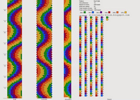 Rainbow Bead Loom Patterns, Beaded Bracelets Cute, Bead Rope Pattern, Crochet Beads Patterns, Seed Bead Loom Patterns, Seed Bead Designs, Mochila Pattern, Crochet Beading, Crochet Beads