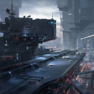 ArtStation - Fast transport Space Ships Sci Fi, Sci Fi Base, Futuristic Concept Art, Scifi Building, Scifi City, 3d Coat, Sci Fi Building, Titanfall 2, Sci Fi Architecture