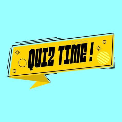 advertising badge with text quiz time. Yellow background is used for banner, poster design Quiz Time Design, Quiz Poster Design, Quiz Background, Quiz Poster, Creative Photography Projects, Rules Poster, Classroom Rules Poster, Quiz Time, Quiz Design