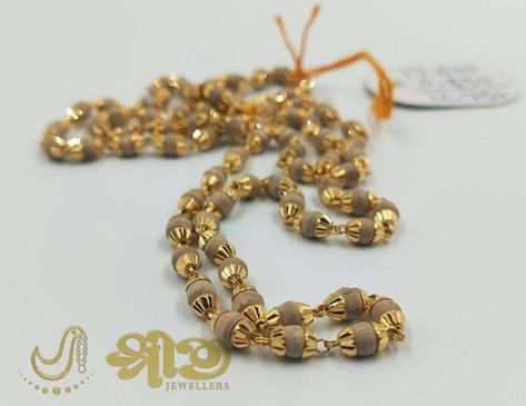 Tulsi Mala, Gold Bracelet, Charm Bracelet, Gold, Quick Saves