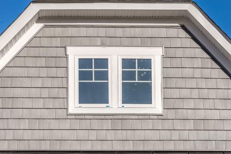 How Much Does Vinyl Shakes Siding Cost? Shake Siding House, Fiber Cement Shake Siding, Vinyl Shingle Siding, Vinyl Cedar Shake Siding, Dutch Gable Roof, Shaker Siding, Vinyl Shake Siding, Cedar Shake Siding, Shake Shingle