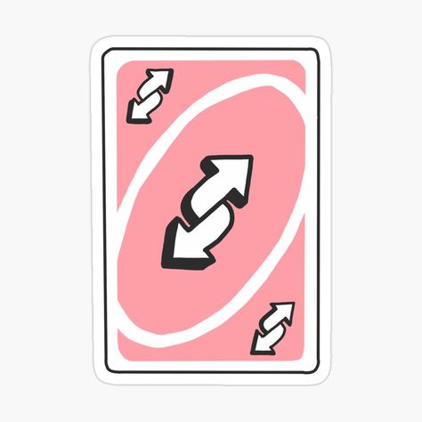 Pink Uno Reverse Card Painting, 2023 Stickers Printable, Iphone Stickers Funny, Cute Pics For Stickers, Iphone Stickers Aesthetic, Stickers For Messages, Sticker Design Ideas Graphics, Uno Reverse Card Drawing, Tumblr Stickers Aesthetic