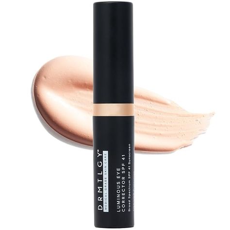 Amazon.com: DRMTLGY Luminous Eye Corrector SPF 41, Under Eye Color Corrector for Dark Circles, Anti-Aging Tinted Eye Cream, Hydrating Eye Serum with Peach Undertone, Fair : Beauty & Personal Care Color Corrector For Dark Circles, Under Eye Color Corrector, Corrector For Dark Circles, Eye Corrector, Water Gel Moisturizer, Skin Care Eye Cream, Top Anti Aging Products, Foundation With Spf, Autumn Skincare